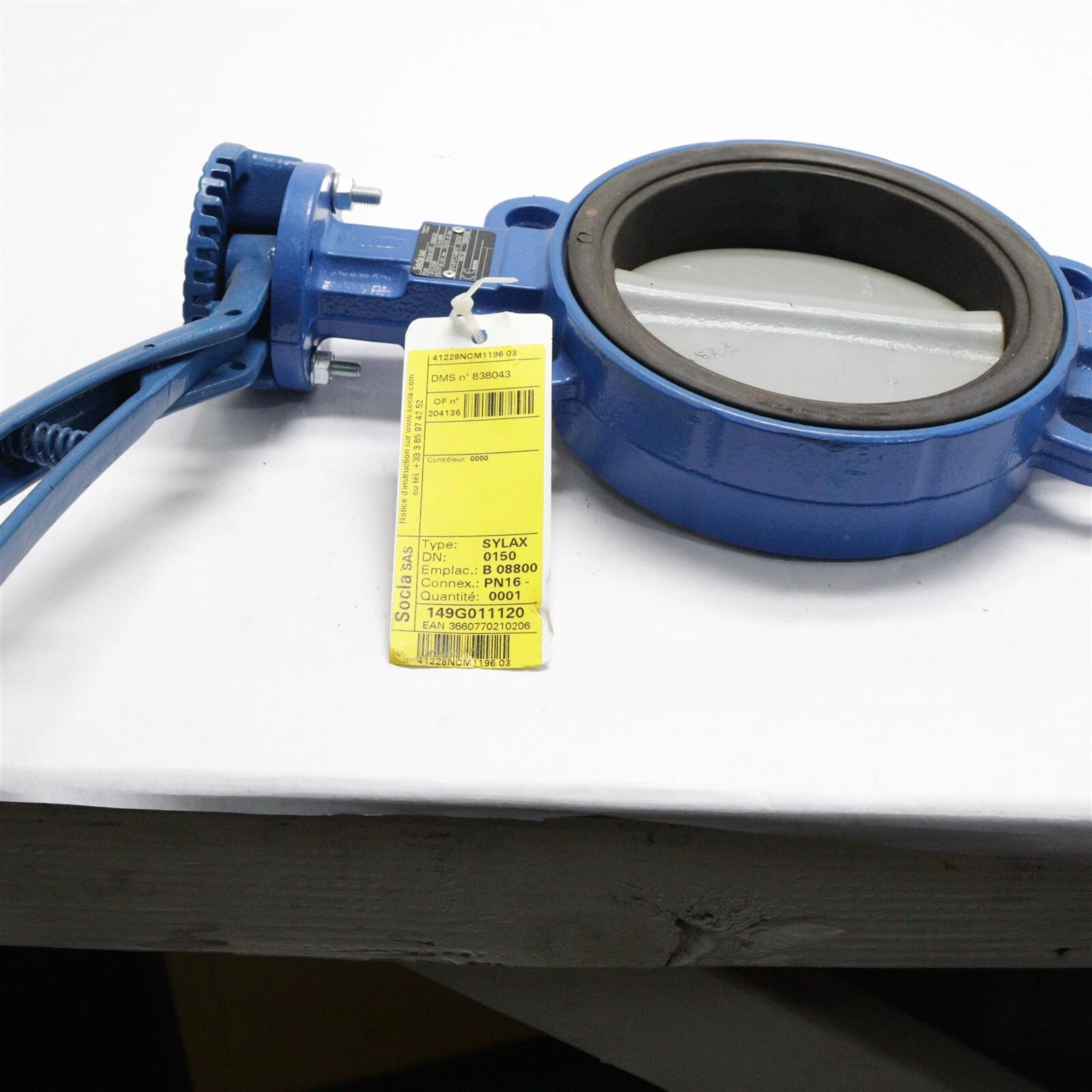 SOCLA MANUAL 6-Inch Butterfly Valve 149G011120