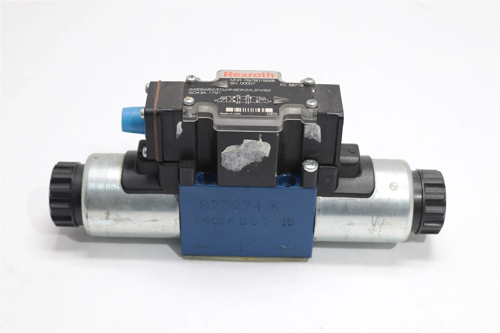 REXROTH SOLENOID VALVE R978019568 4WE6W62EG24N9DK24L2V62