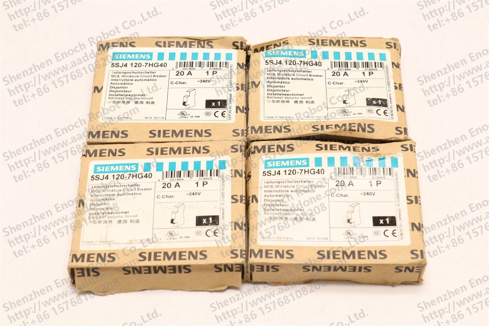 西门子 5SJ4 迷你 Circuit Breaker 20A 1P 240V 5SJ4120-7HG40  批量 4