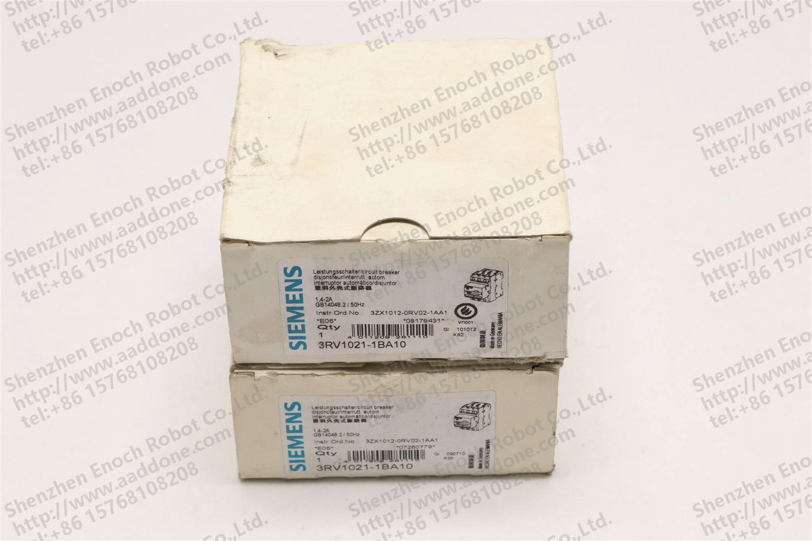 西门子 SIRIUS MOTOR PROTECTION CIRCUIT BREAKER 3RV1021-1BA10  批量 2