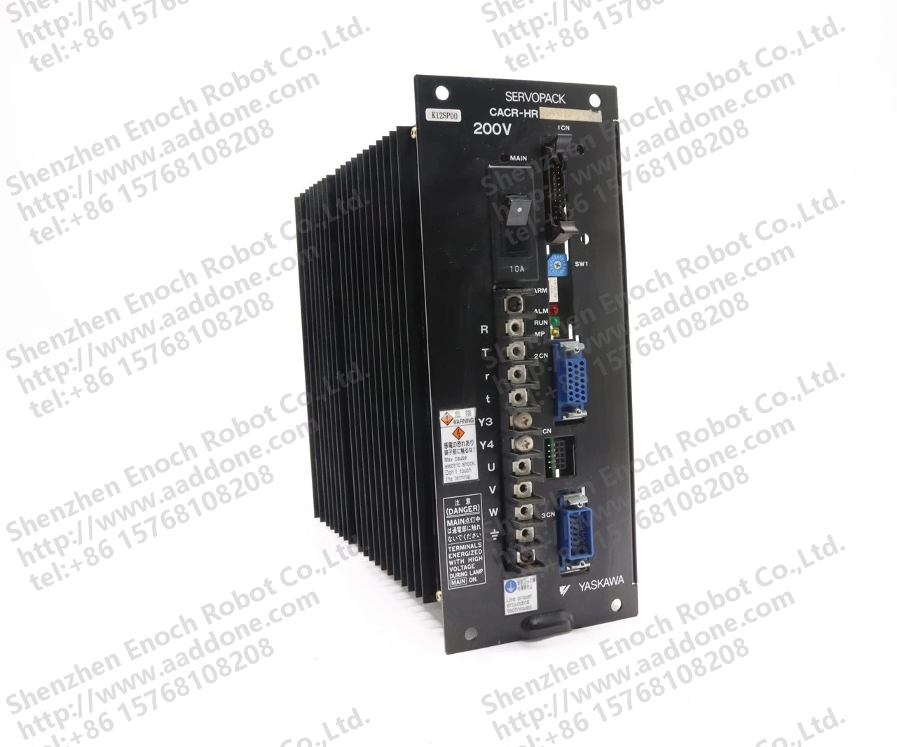 YASKAWA SERVOPACK 230V 1AMP 3PHASE OUTPUT CACR-HR01AAB12
