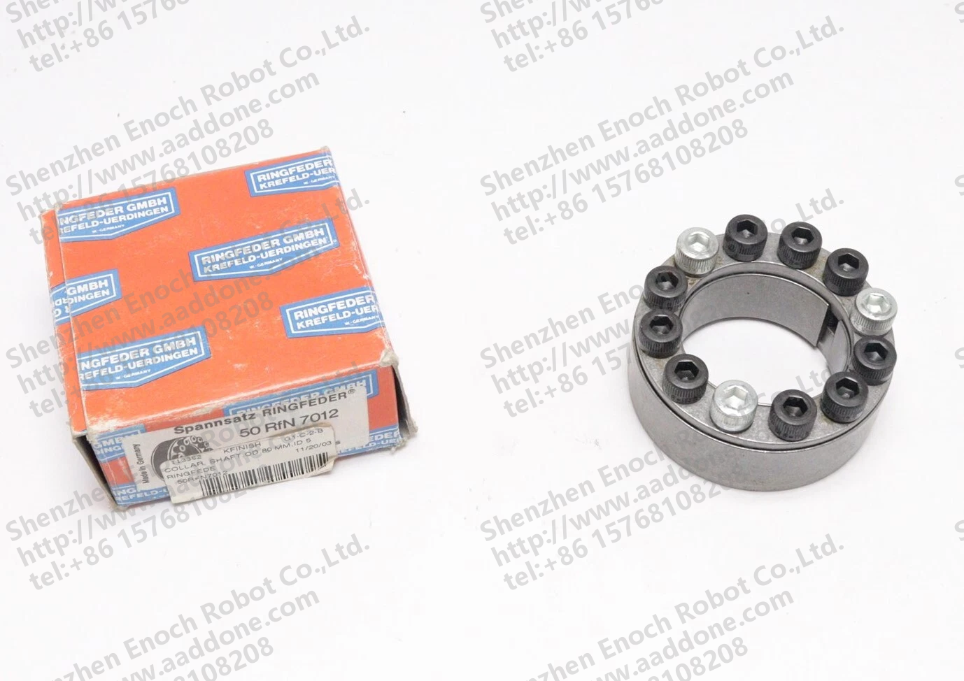 RINGFEDER 锁定组件 80 毫米 RFN 7012 24X50