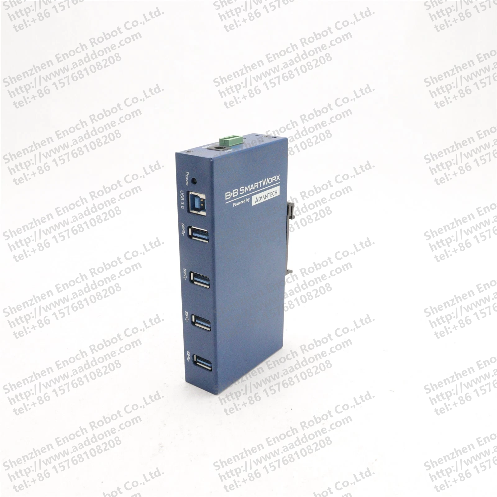 ADVANTACH BB SMARTWORX 四端口工业 USB 3.0 集线器 24VDC 24WATT BB-USH204