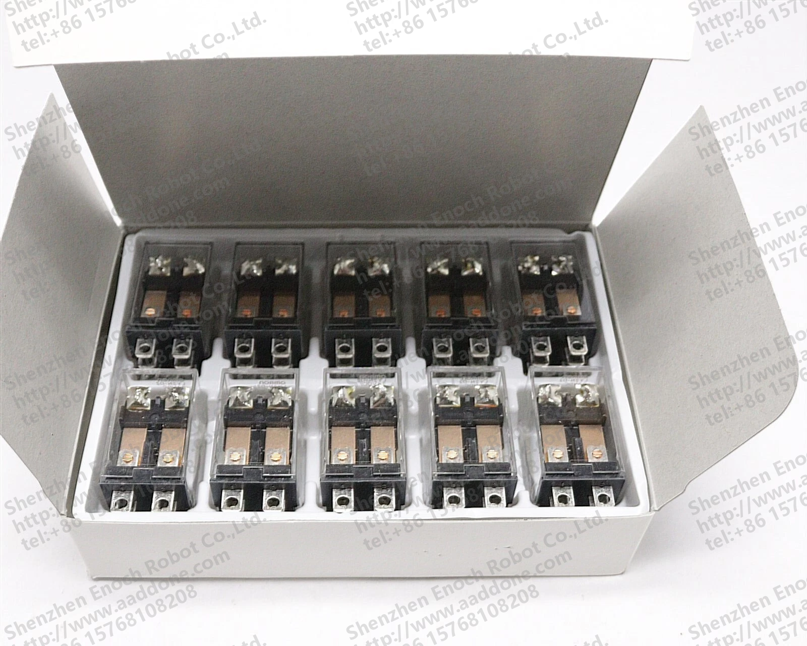 欧姆龙 ICECUBE 继电器 10 件 LY2N-D2-24DC(全新开箱)
