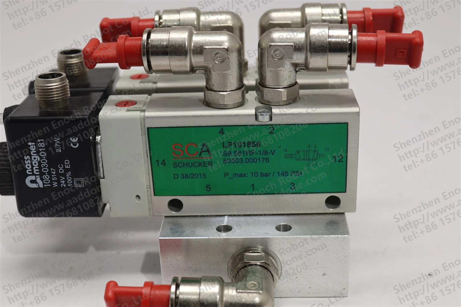 SCHUCKER SCA LP101856 带 SOLENOID 108-030-0181  S9 581RF-18-V