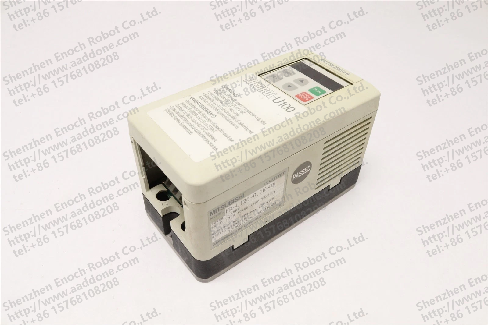 三菱 FREQROL-U100 变频器 FR-U120-0.1K-UF 破损顶盖