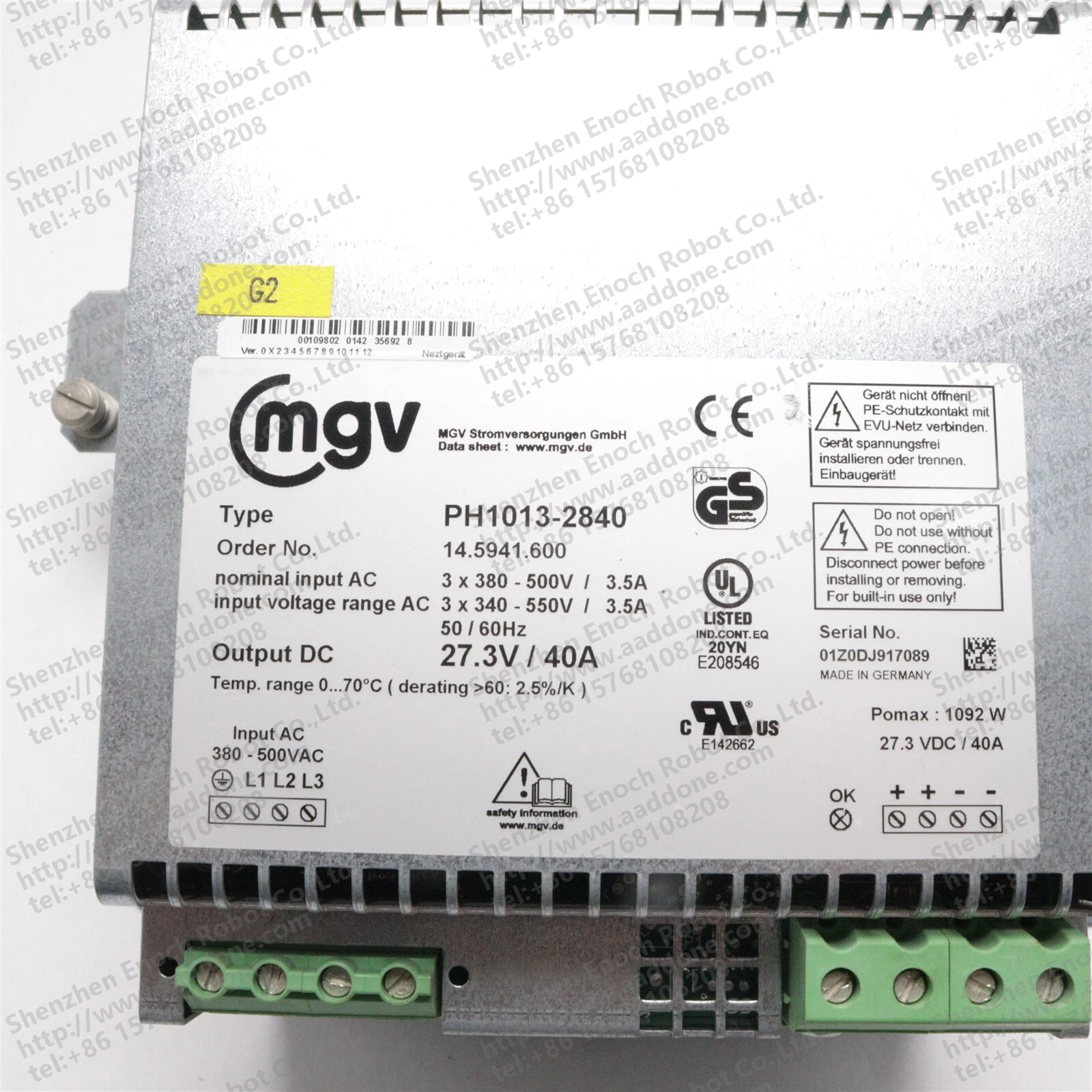 MGV 电源供应 PH1013-2840