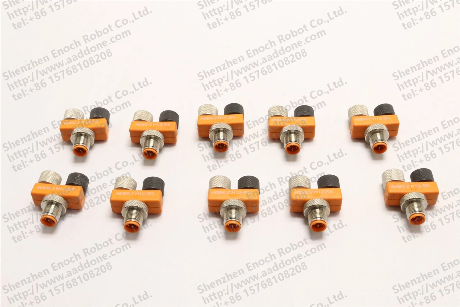LUMBERG HIRSCHMANN TCONNECTOR SPLITTER M12 1 MALE TO 2 FEMALE ASBS2M12-5S