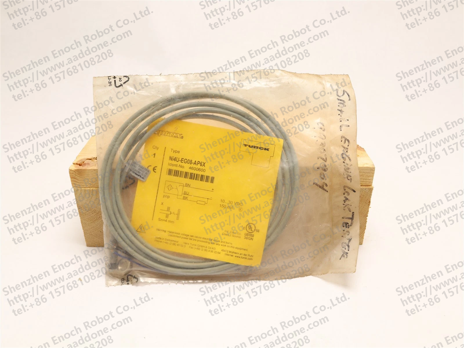 TURCK UPROX PROXIMITY SWITCH SENSOR NI4U-EG08-AP6X