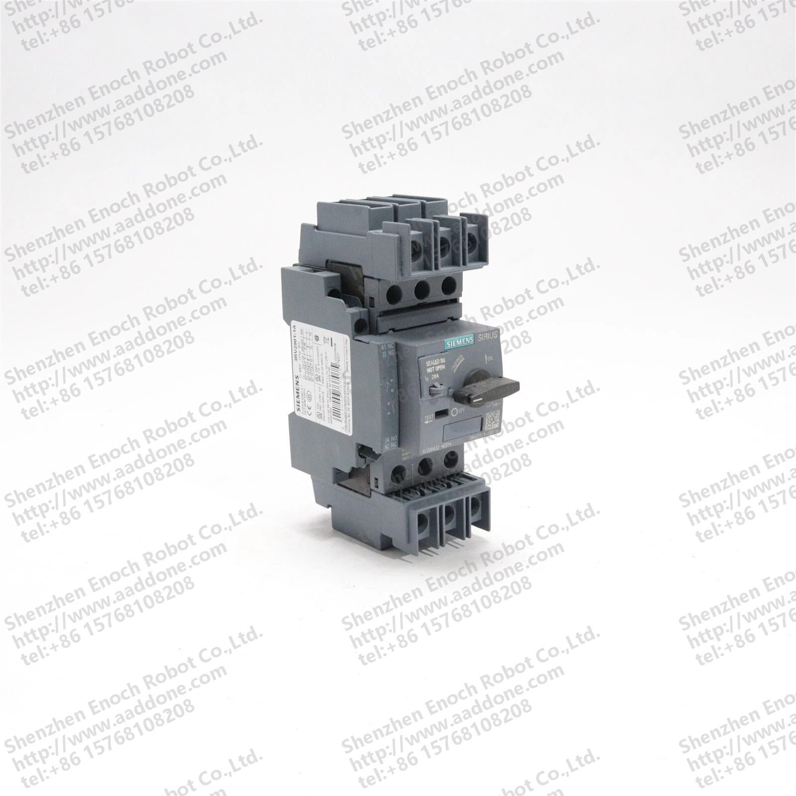 西门子 SIRIUS CIRCUIT BREAKER 20 AMP 3RV2901-1A AUX 3RV2721-4BD10