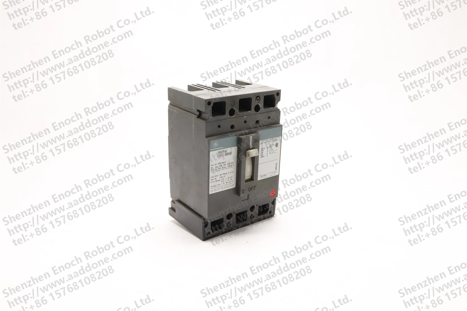 通用电气 3 POLE 15 AMP 工业电路断路器 600VAC 250VDC TED136015