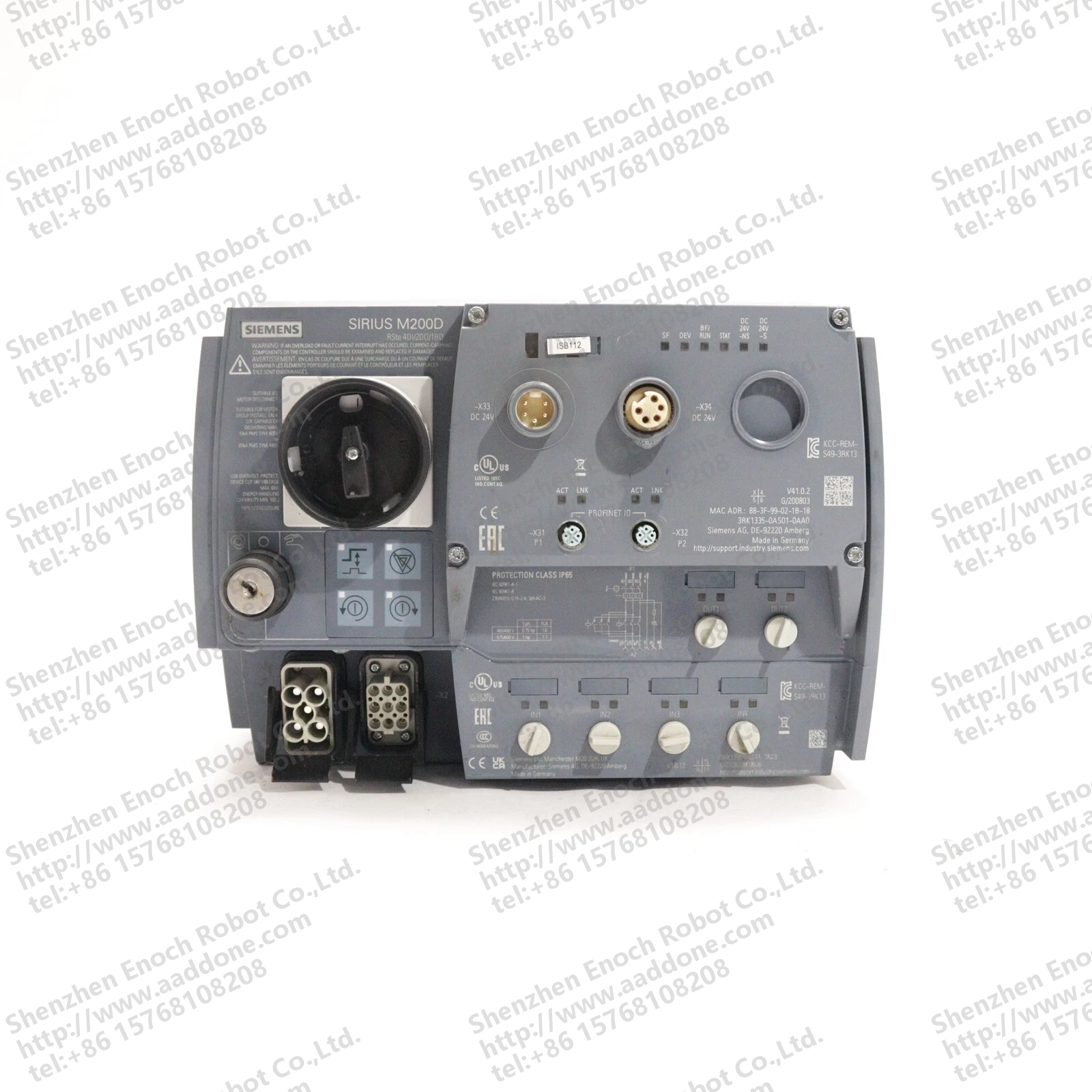 西门子 SIRIUS MOTOR STARTER M200D 3RK1395-6KS41-3AD3 3RK1335-0AS01-0AA0