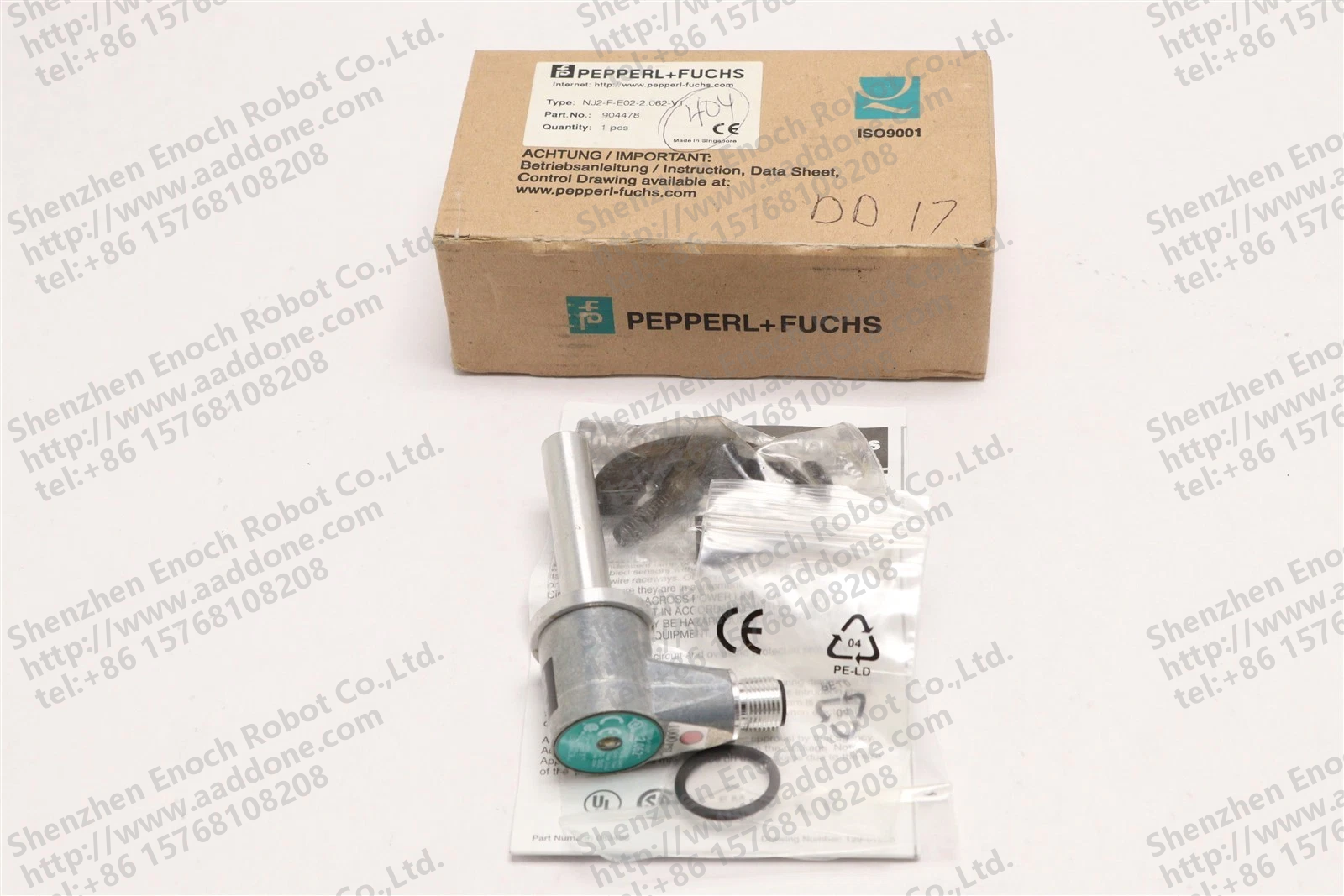 PEPPERLFUCHS 生产性传感器 NJ2-F-E02-2.062-V1