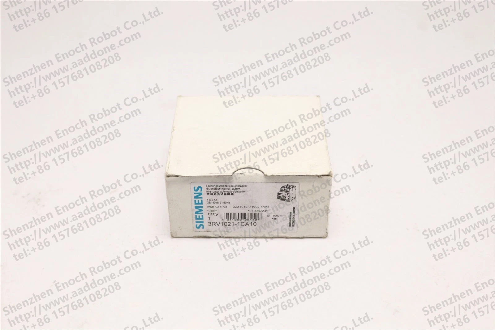 西门子 E05 1.8-2.5AMP CIRCUIT BREAKER 3RV1021-1CA10