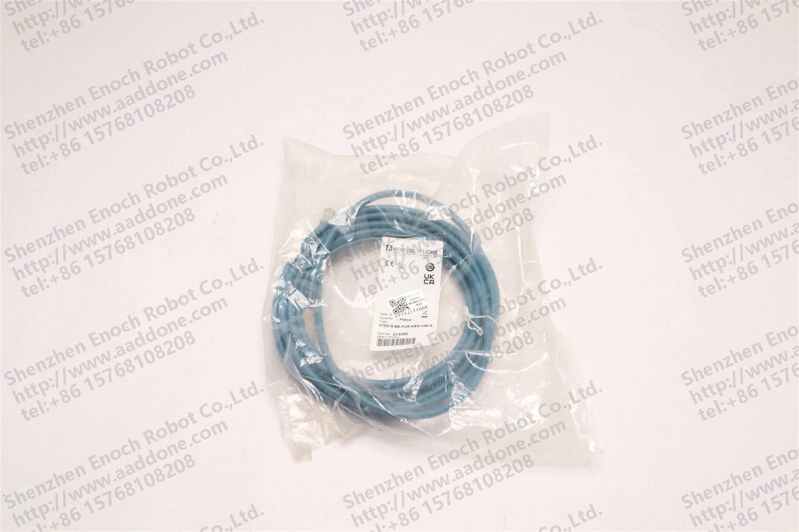 PEPPERLFUCHS CONNECTION CABLE RJ45 V1SD-G-5M-PUR-ABG-V45-G