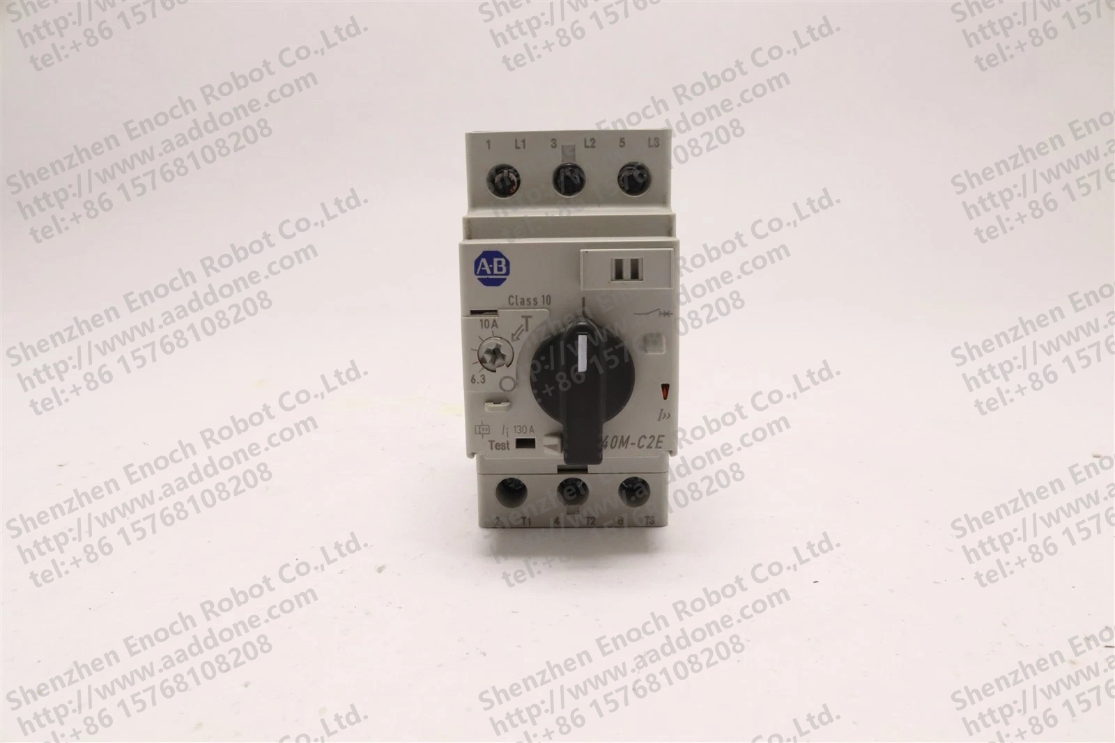 ALLEN BRADLEY 3 POLE 6.3-10 安培可调节圆圈断路器 SER C 140M-C2E-C10