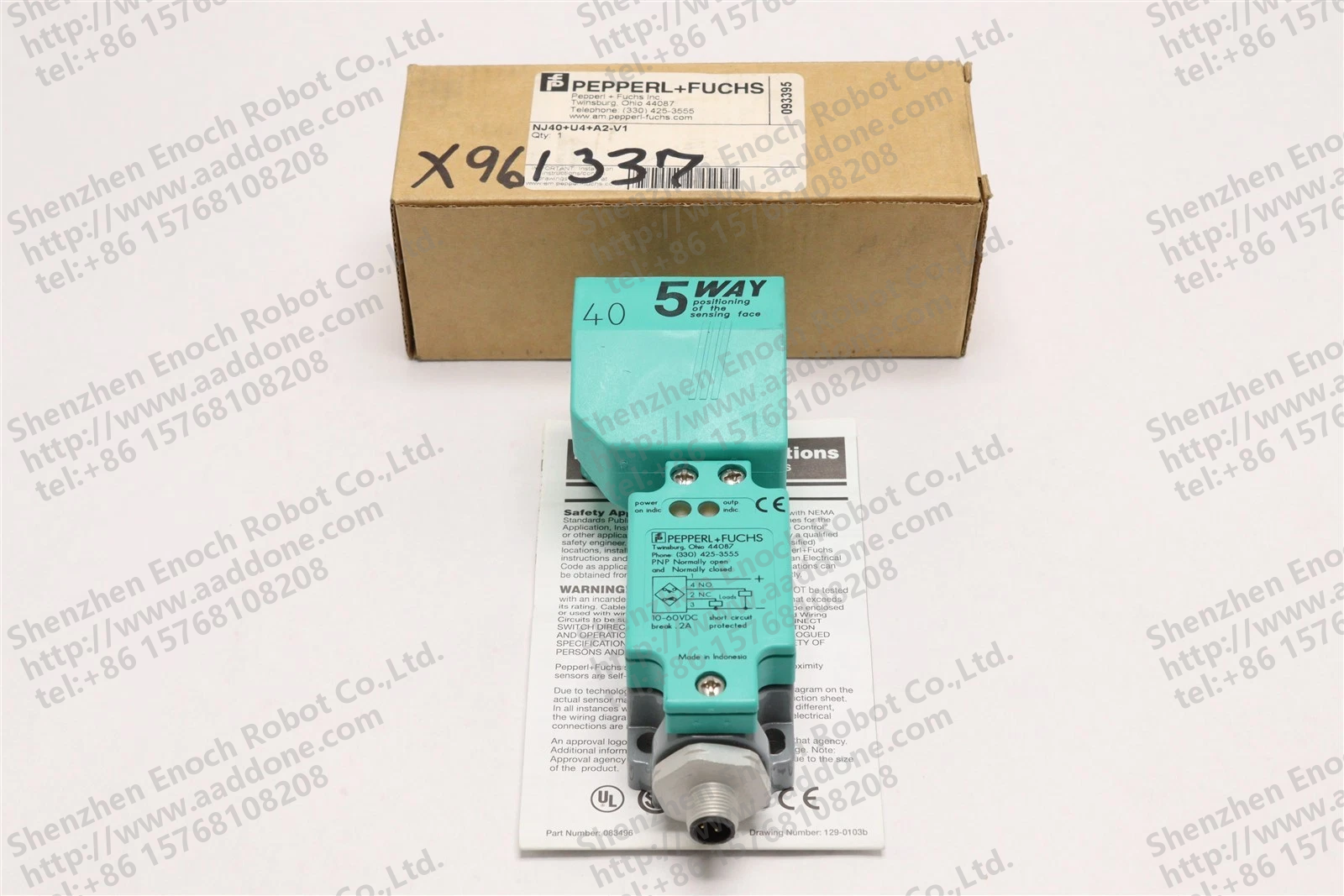 PEPPERL FUCHS 生产性传感器 NJ40U4A2-V1