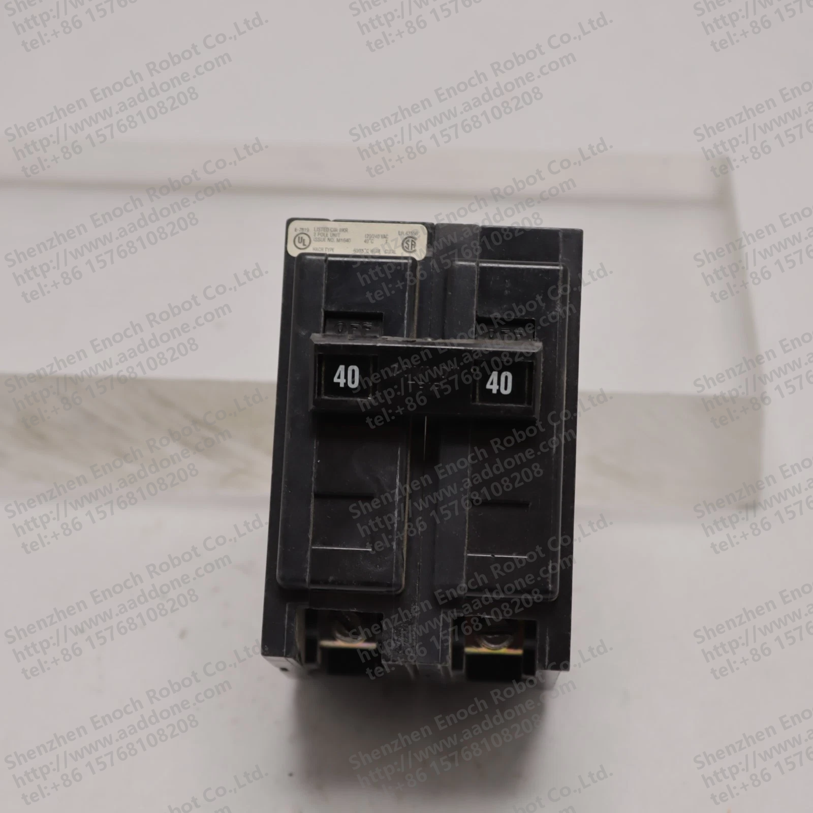 CUTLER HAMMER 2 POLE 40 AMP CIRCUIT BREAKER QUICKLAG 40A QBHW2040
