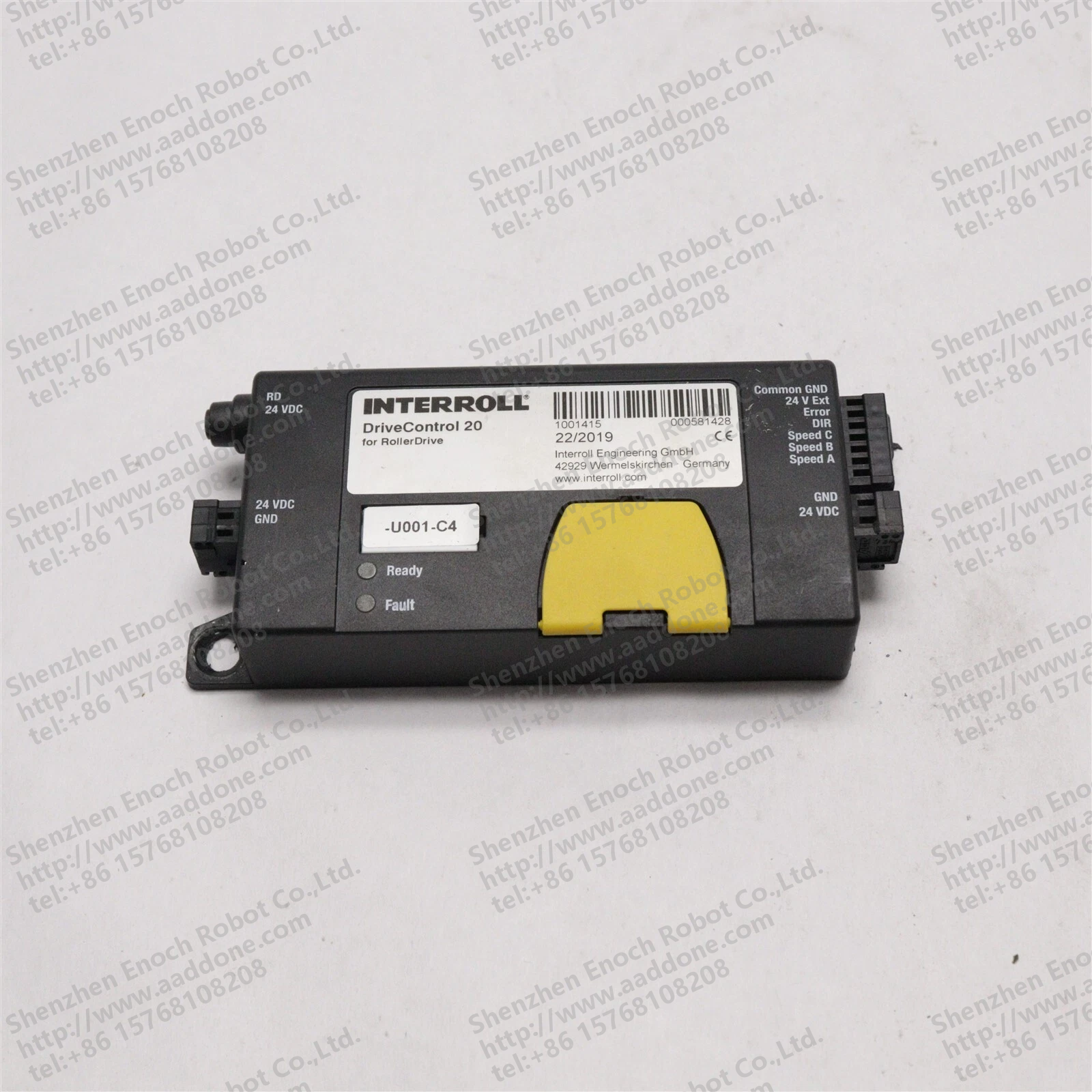 INTERROLL ROLLER DRIVE ROLLERDRIVE DRIVECONTROL 20 EC5000 24V 1001415