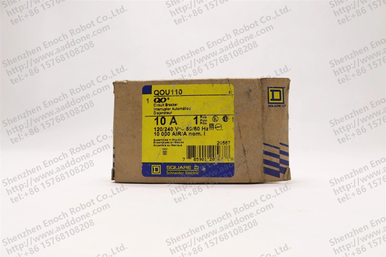SQUARE D 10AMP CIRCUIT BREAKER QOU110
