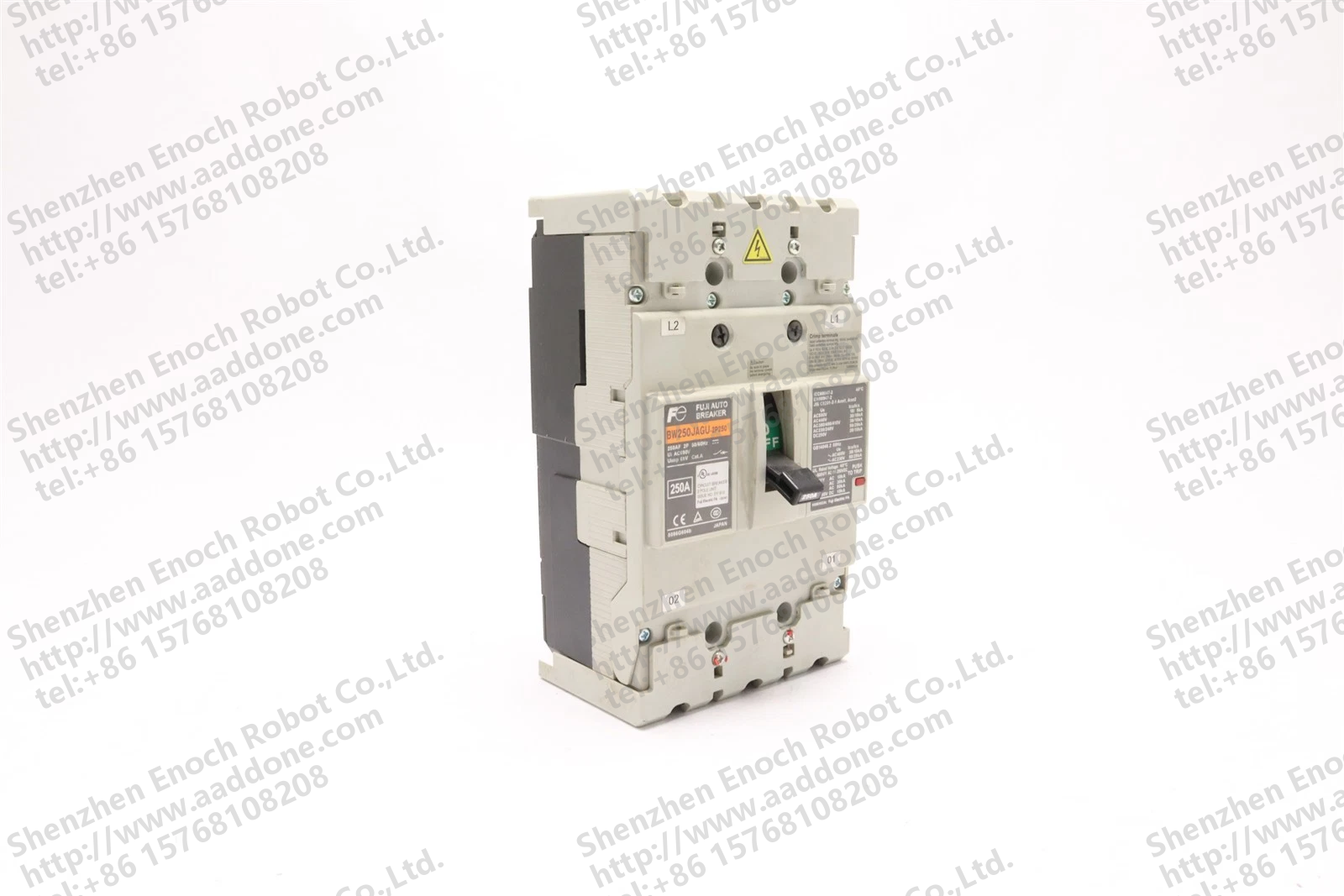 富士电气 2 POLE 250 AMP 自动 CIRCUIT BREAKER 250A BW250JAGU-2P250