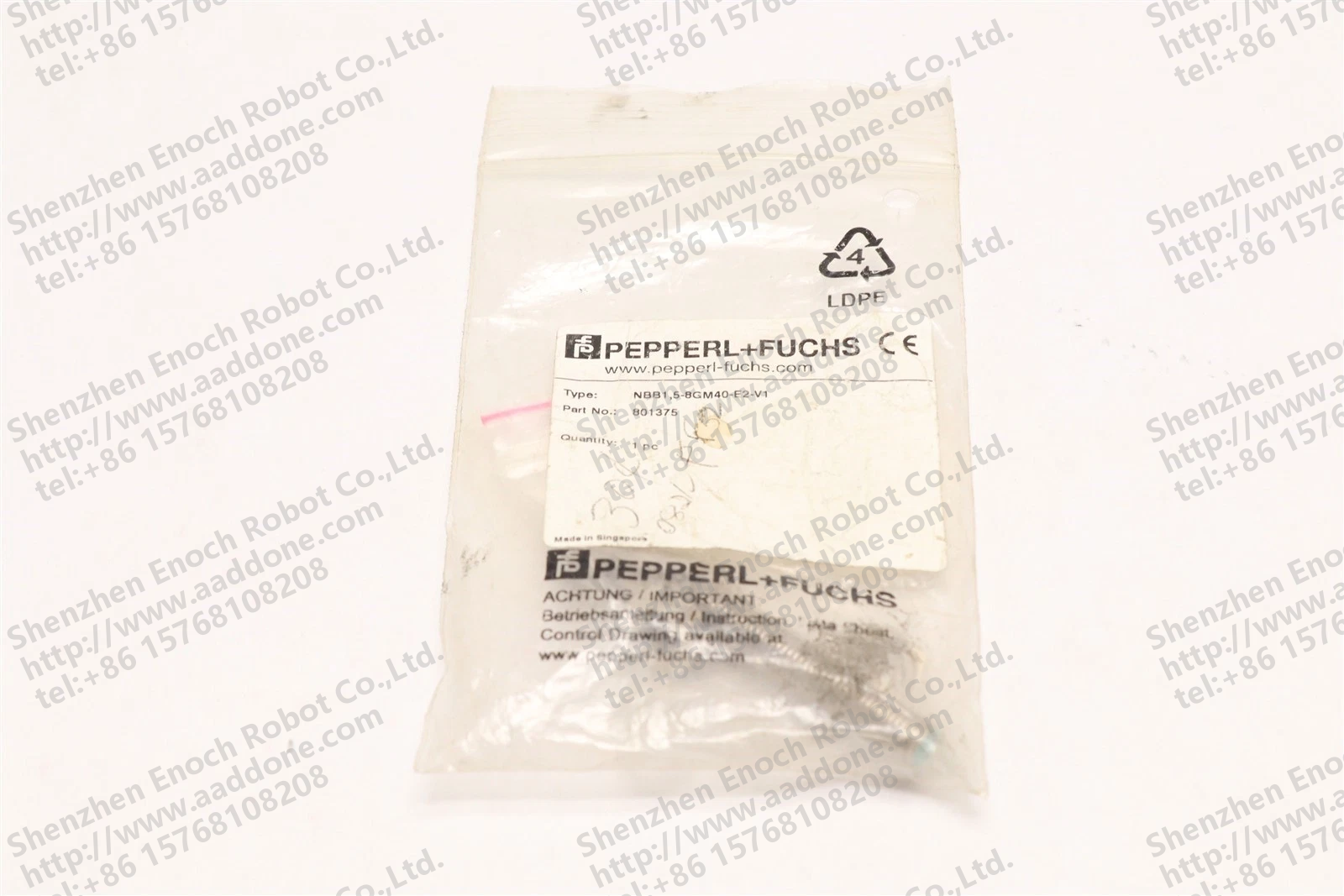 PEPPERLFUCHS 生产传感器 NBB1,5-8GM40-E2-V1