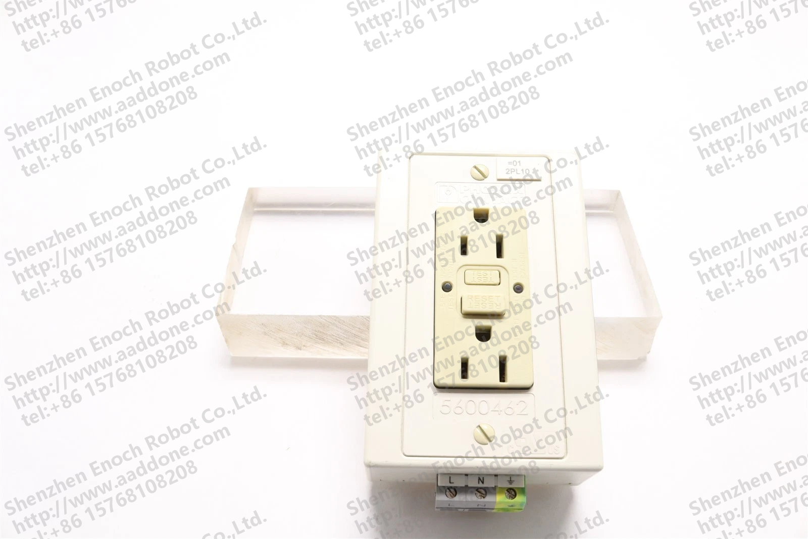 PHOENIX CONTACT GFI DINRAIL 120V15A POWER OUTLET 56009462