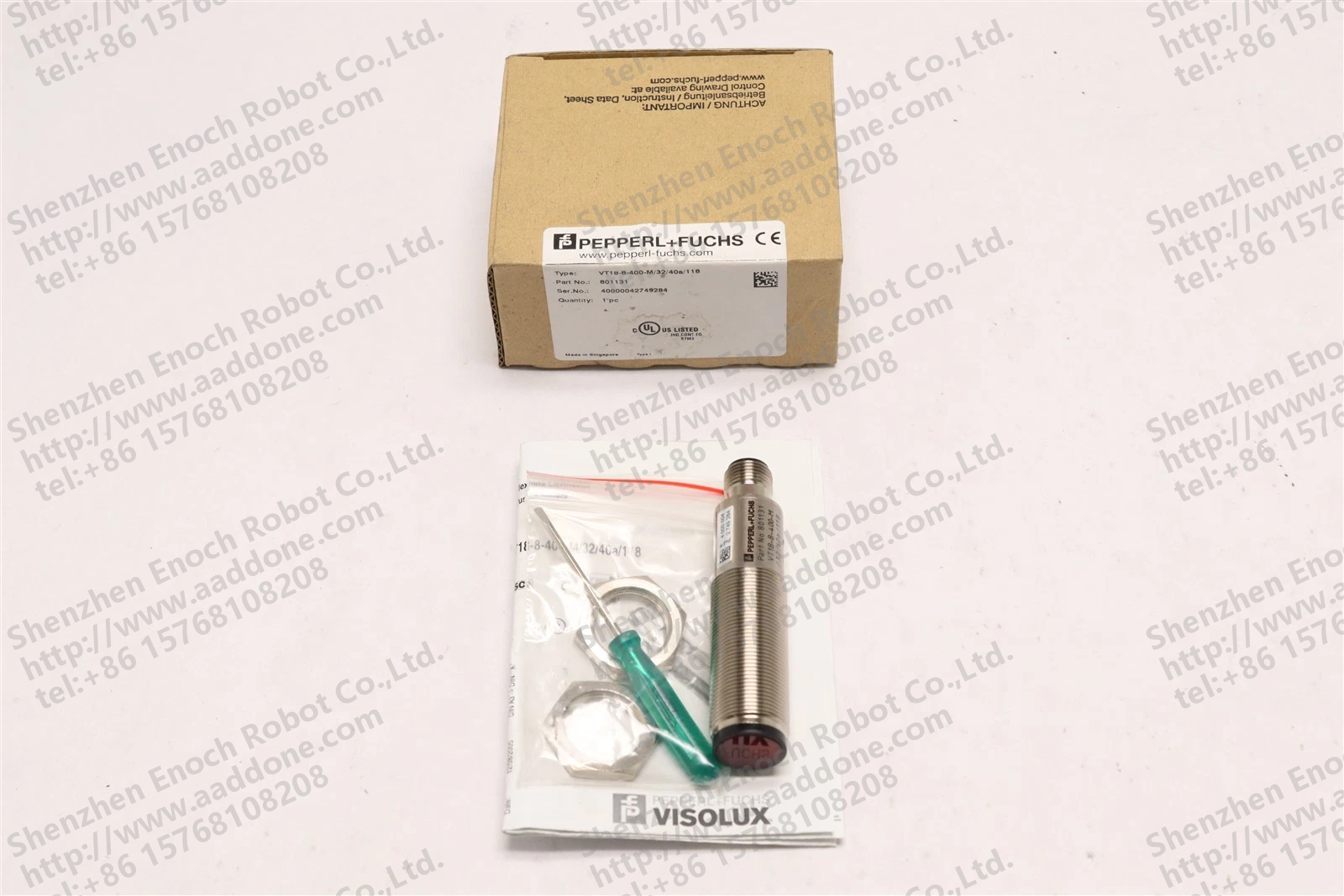 PEPPERL FUCHS DIFFUSE 反射传感器 VT18-8-400-M3240a118 801131