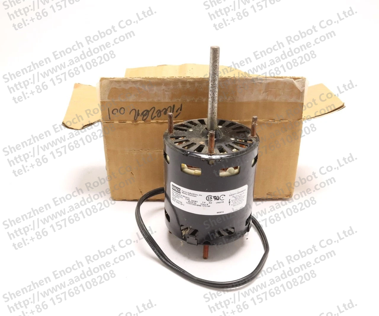 FASCO 150 RPM 115HP 230V 1.1A 发动机 U63B1