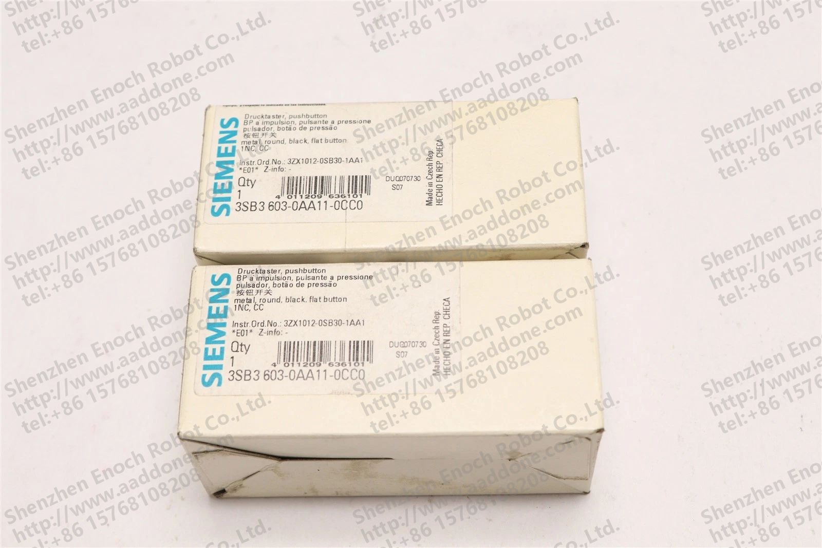 西门子 22 毫米金属圆形 PUSHBUTTON 3SB3603-0AA11-0CC0  批量 2