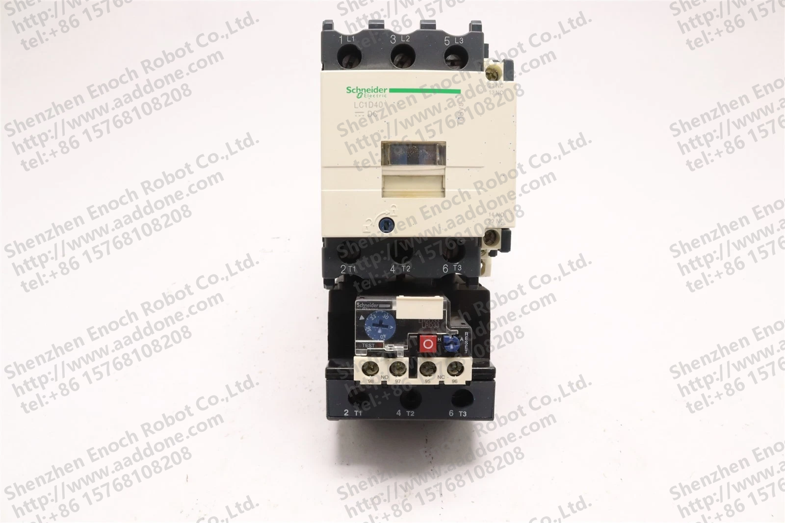 SCHNEIDER 电动 LRD3355 覆盖继电器 带接触器 LC1D40