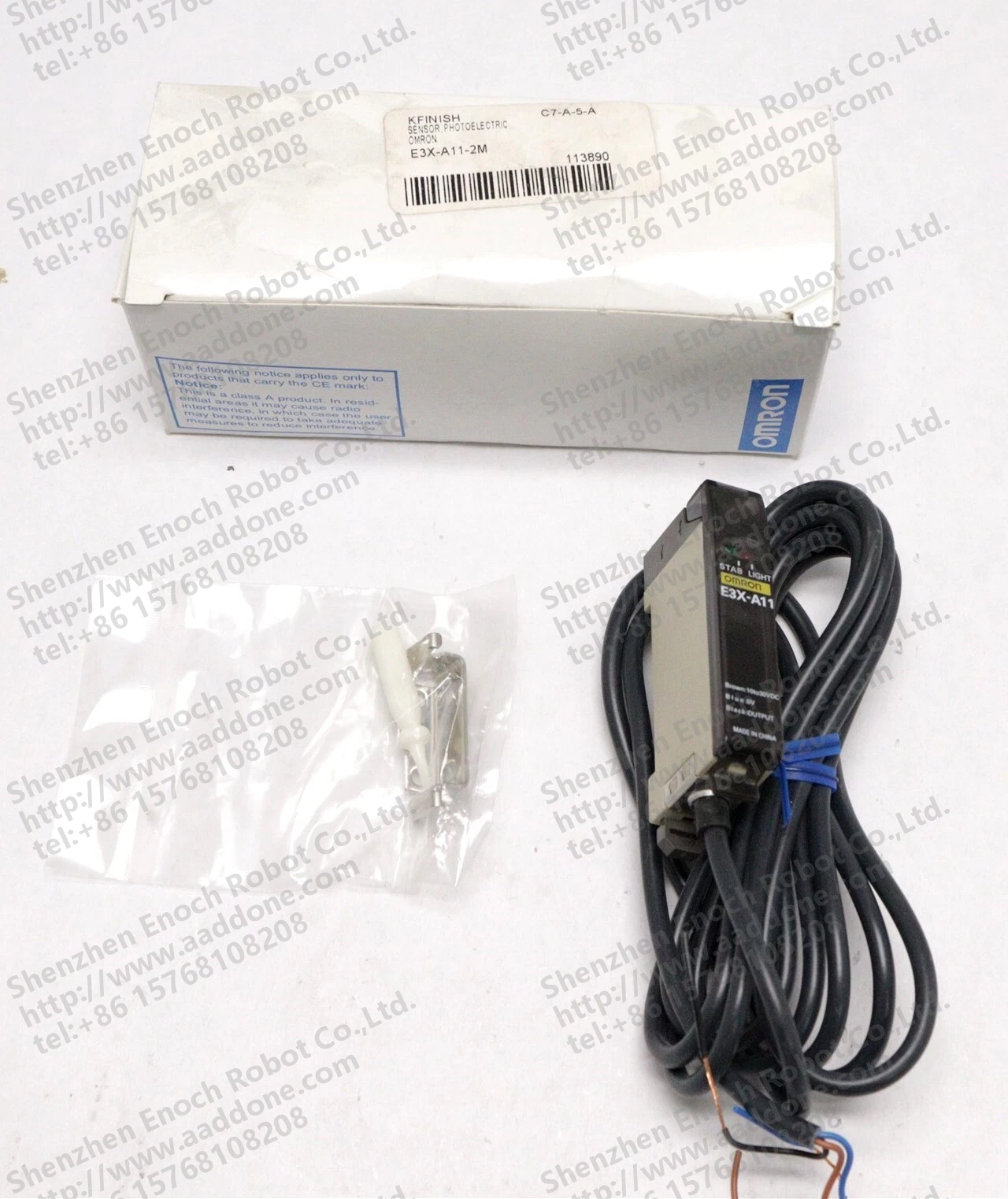 欧姆龙光电传感器 E3X-A11-2M(全新开箱)