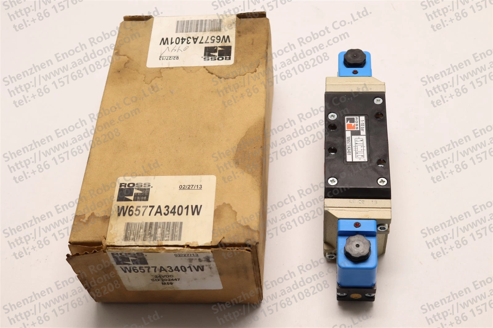ROSS SOLENOID VALVE 24VDC W6577A3401W