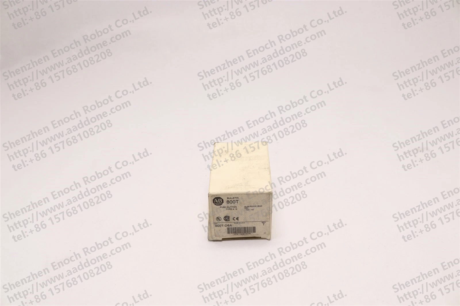 ALLEN BRADLEY MOMENTARY PUSH BUTTON MUSHROOM HEAD PUSH BUTTON 800T-D6A