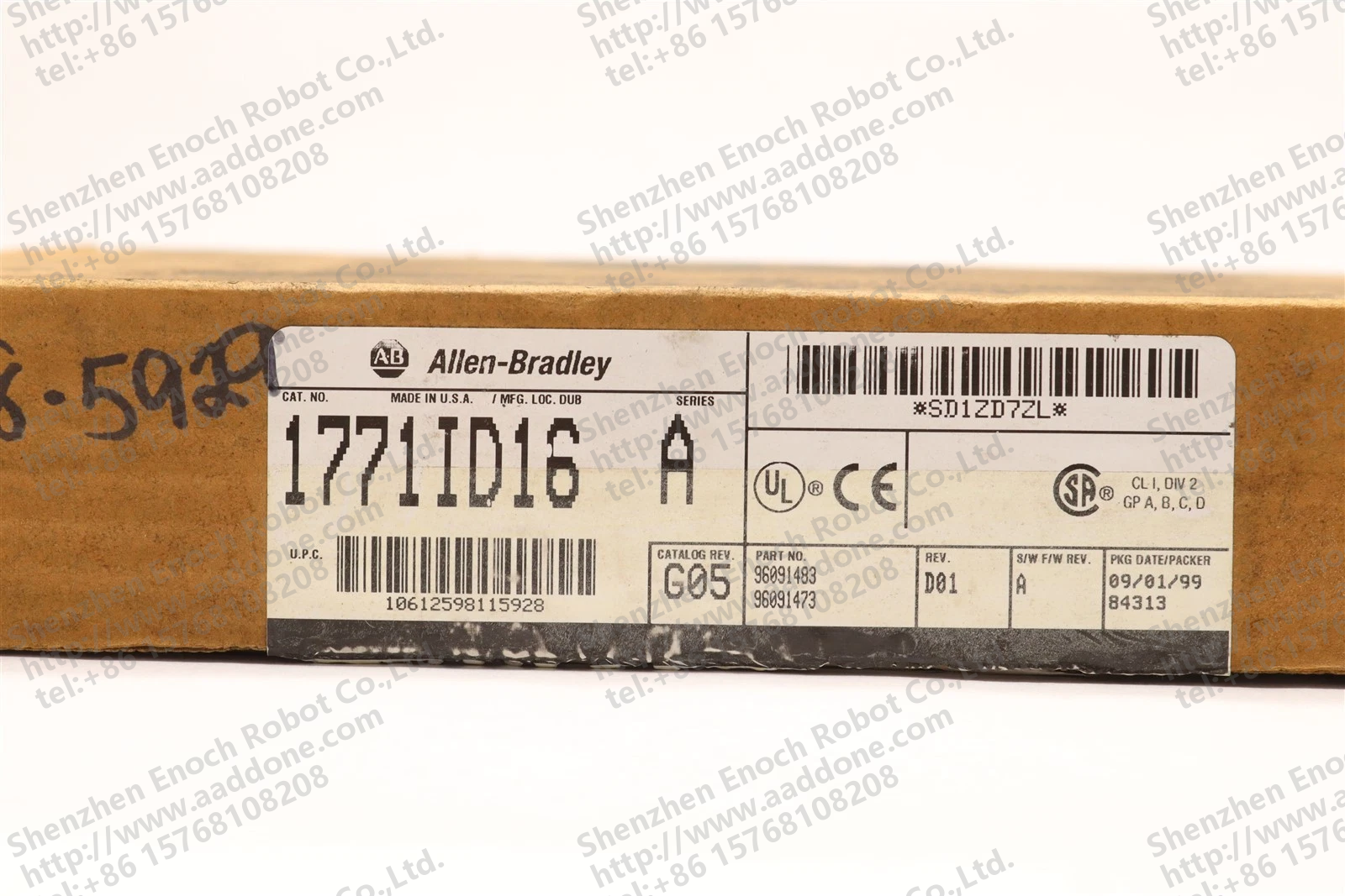 ALLEN BRADLEY 4 点分析输出模块 SER.A G05 1771-ID16A
