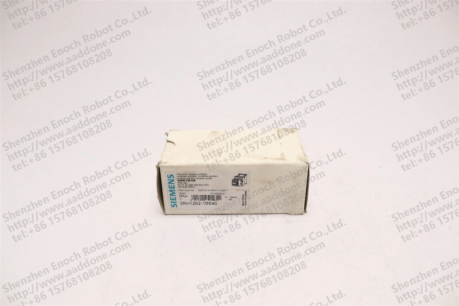 西门子辅助接触器 E05 24V 3RH1262-1BB40