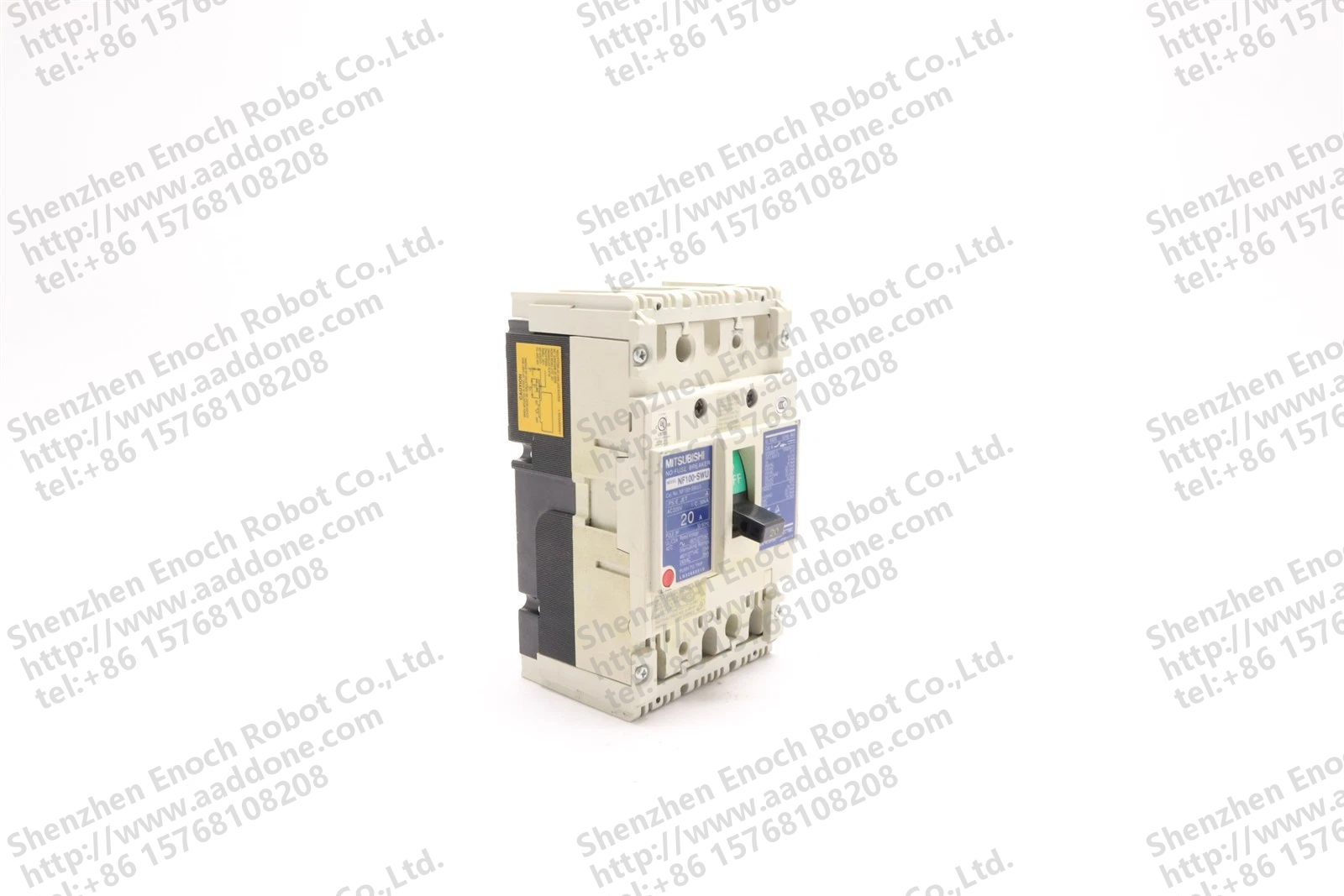 MITSUBISHI 3 POLE 20 AMP NO FUSE BREAKER 690V NF100-SWU NF100-SWU3020