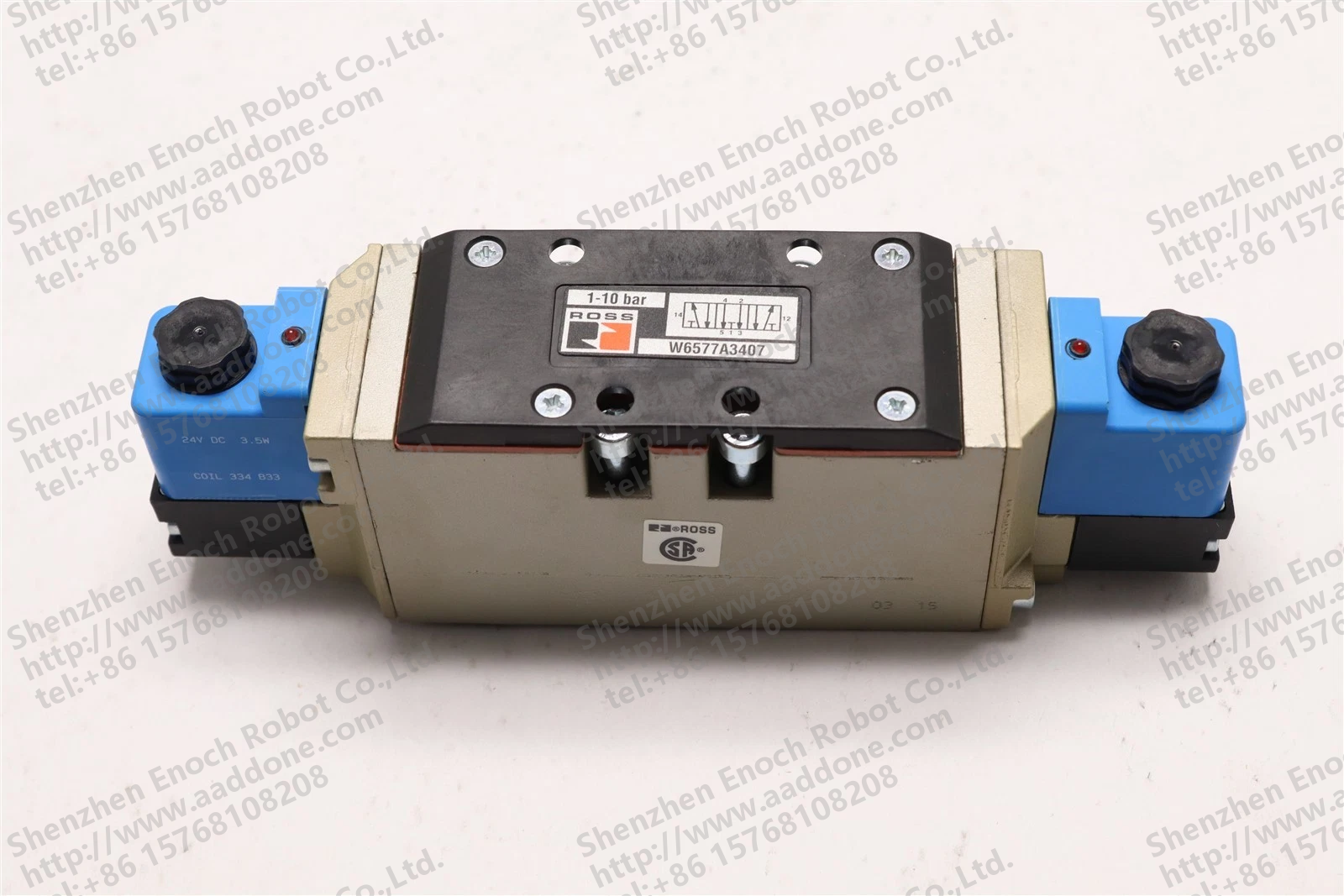 ROSS SOLENOID VALVE 24 DC W6577A3407W