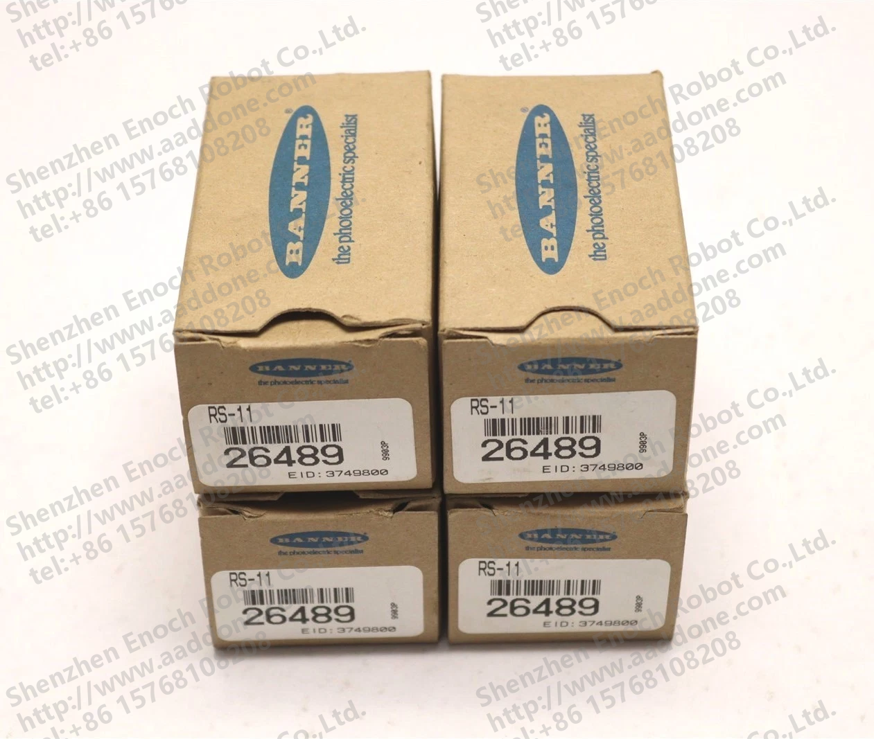 BANNER 继电器底座口袋 11 针 RS-11 26489  批量 4