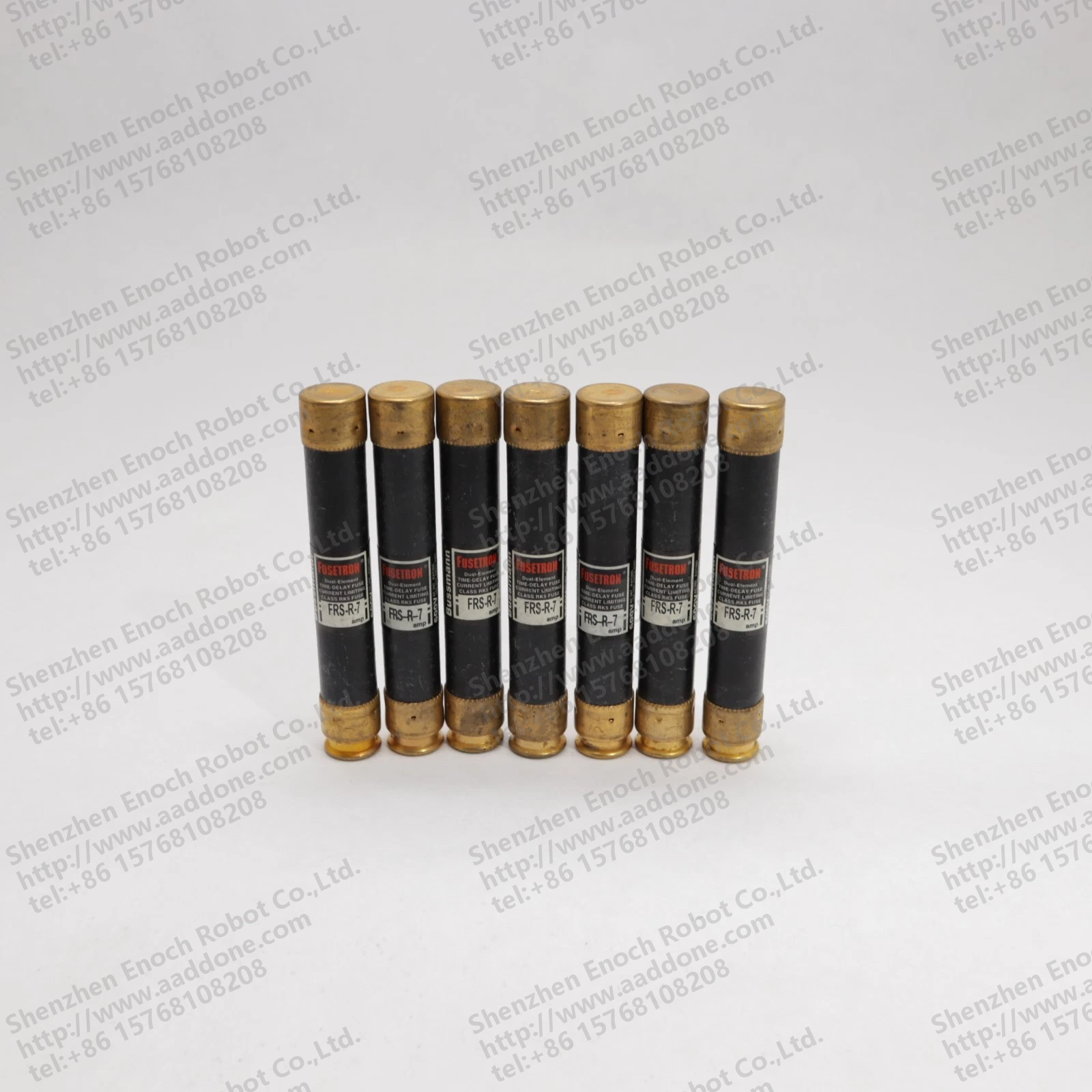 BUSSMANN FUSETRON 7AMP FUSES FRS-R-7 LOT OF 7