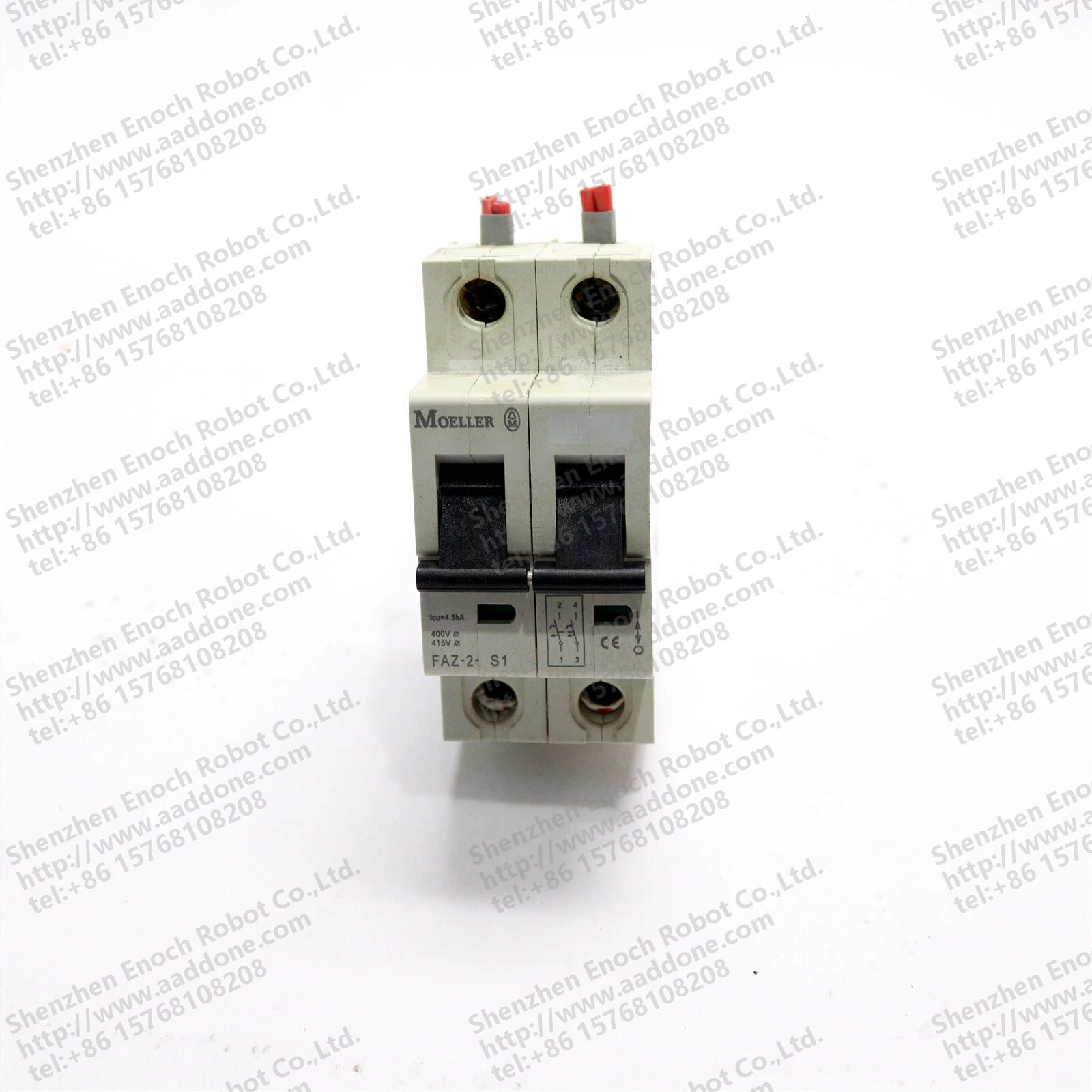 MOELLER 2 POLE 1 AMP CIRCUIT BREAKER FAZ-2-S1  批量 3