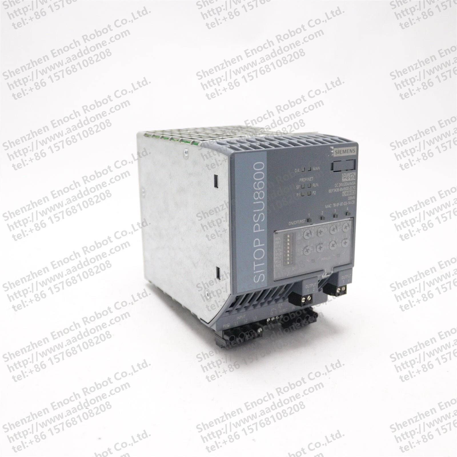 西门子电源供应 120 伏至 24 伏直流 20 安 4x5 安 PNIE PSU8600 6EP3436-8MB00-2CY0