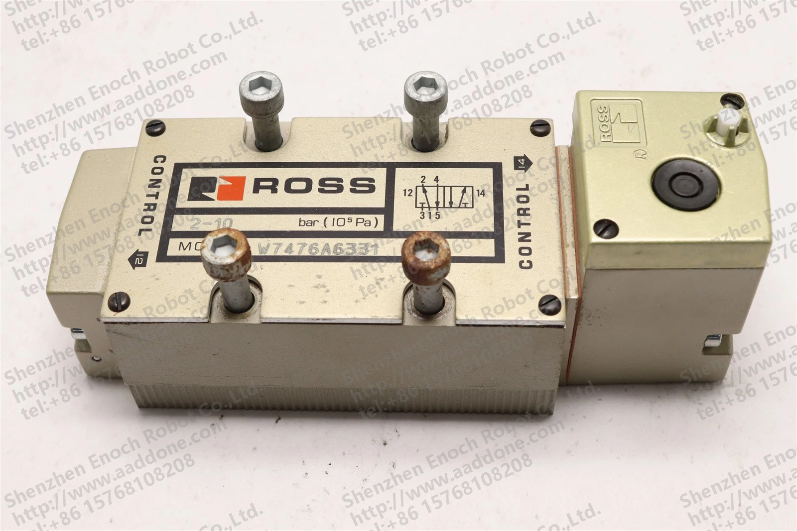 ROSS SOLENOID VALVE 110-120 VAC W7476A6331Z